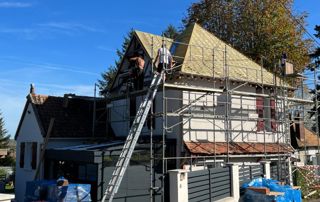 travaux sur toiture à Uccle